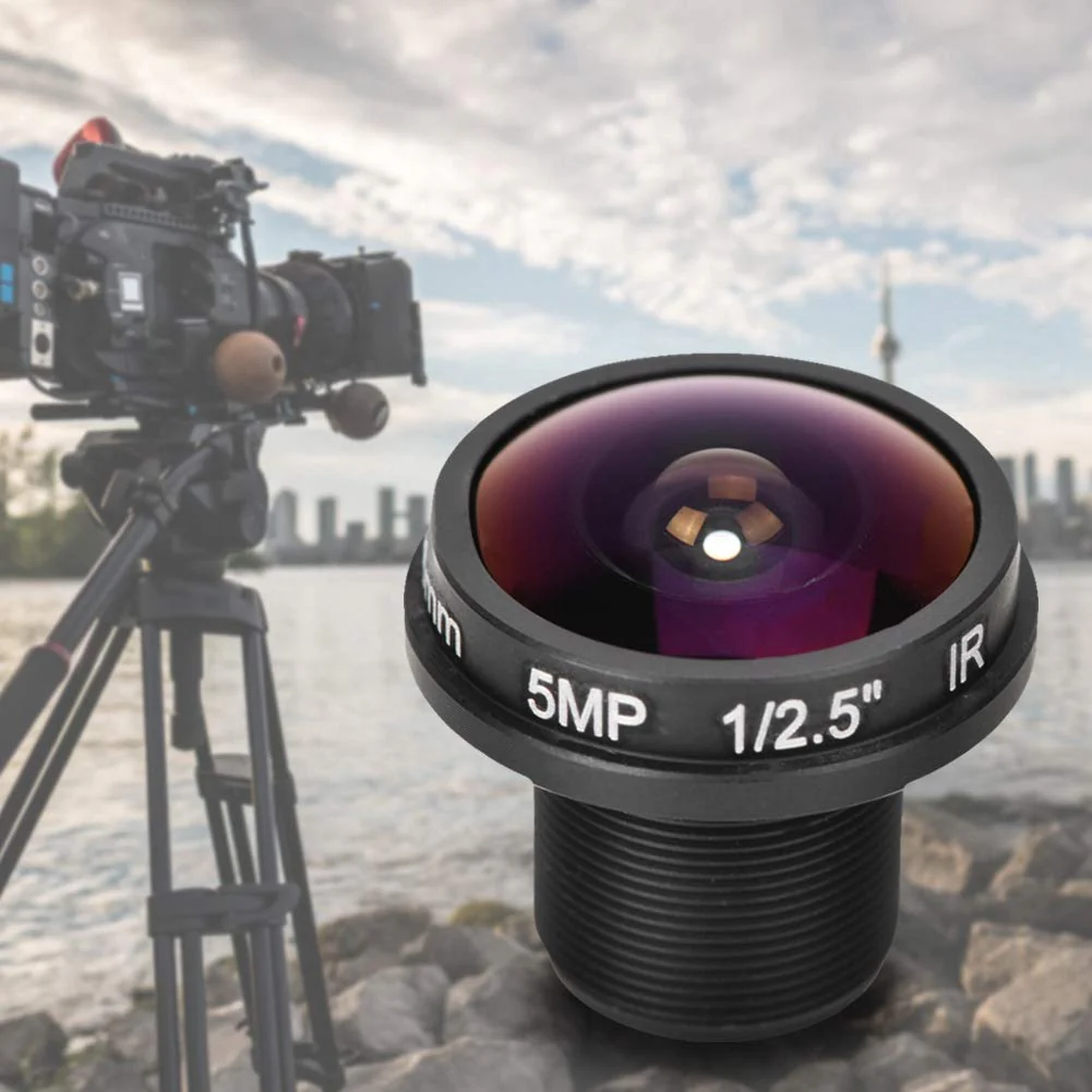 1.88mm Mini Fisheye Camera Lens, 5MP HD 180° Wide Angle M12x0.5 Thread CCTV Camera Lens for 1/3inch and 1/4inch CCD Chipsets/with an aperture of F2.0 - Image 5