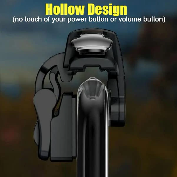13 in 1 Cell Phone Game Controller for PUBG/Fortnite/Call of Duty Mobile, Mobile Phone L1R1 Triggers for iPhone and Android Phone w/ 9 pcs Mobile Game Finger Sleeve Gloves Black - Image 6