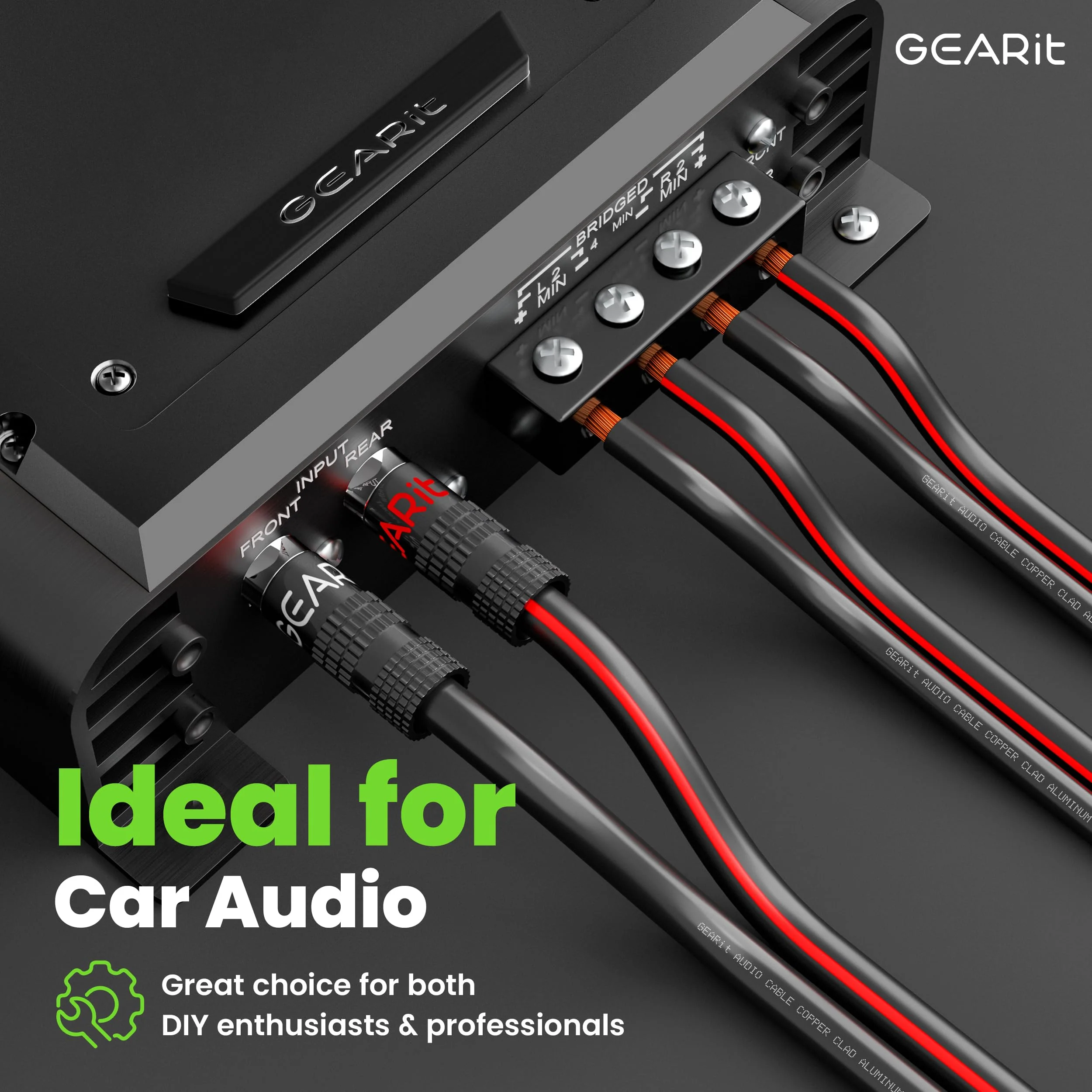14AWG Speaker Wire, GearIT Pro Series 14 AWG Gauge Speaker Wire Cable (50 Feet / 15.24 Meters) Great Use for Home Theater Speakers and Car Speakers Black 50 Feet - Image 4