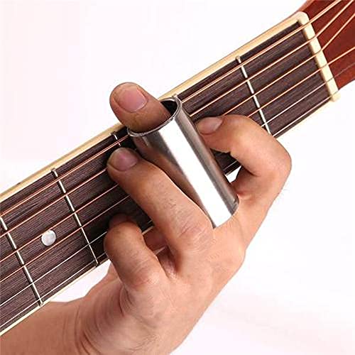 2 Pack Guitar Slide Bar Stainless Steel and Glass 6CM Finger Slider Tune Stick Metal Slides for Electric Acoustic Guitar Bass Medium String Instruments Accessories - Image 6