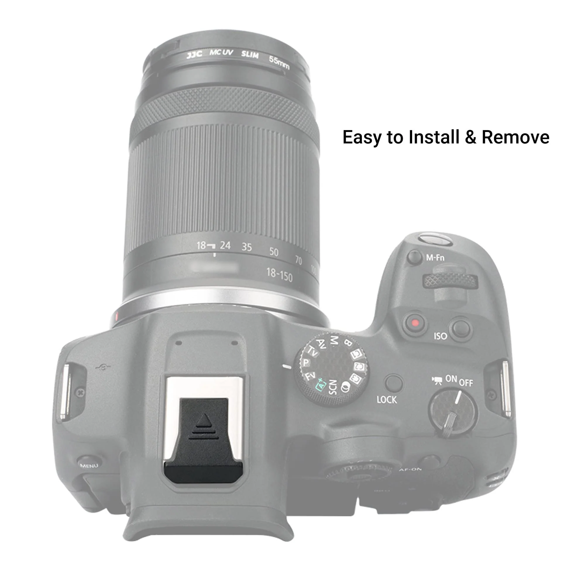 2PCS Camera Shoe Cover for Canon EOS R8 R50 R6 Mark II R5 Mark II R7 R10 R3 R5C,Replaces Canon ER-SC2 Shoe Cover, Flash Hot Shoe Cover Cap for Canon R8 R50 R6 R5 Mark II R7 R10 R3 R5C (NOT Fits EOS R5 - Image 3