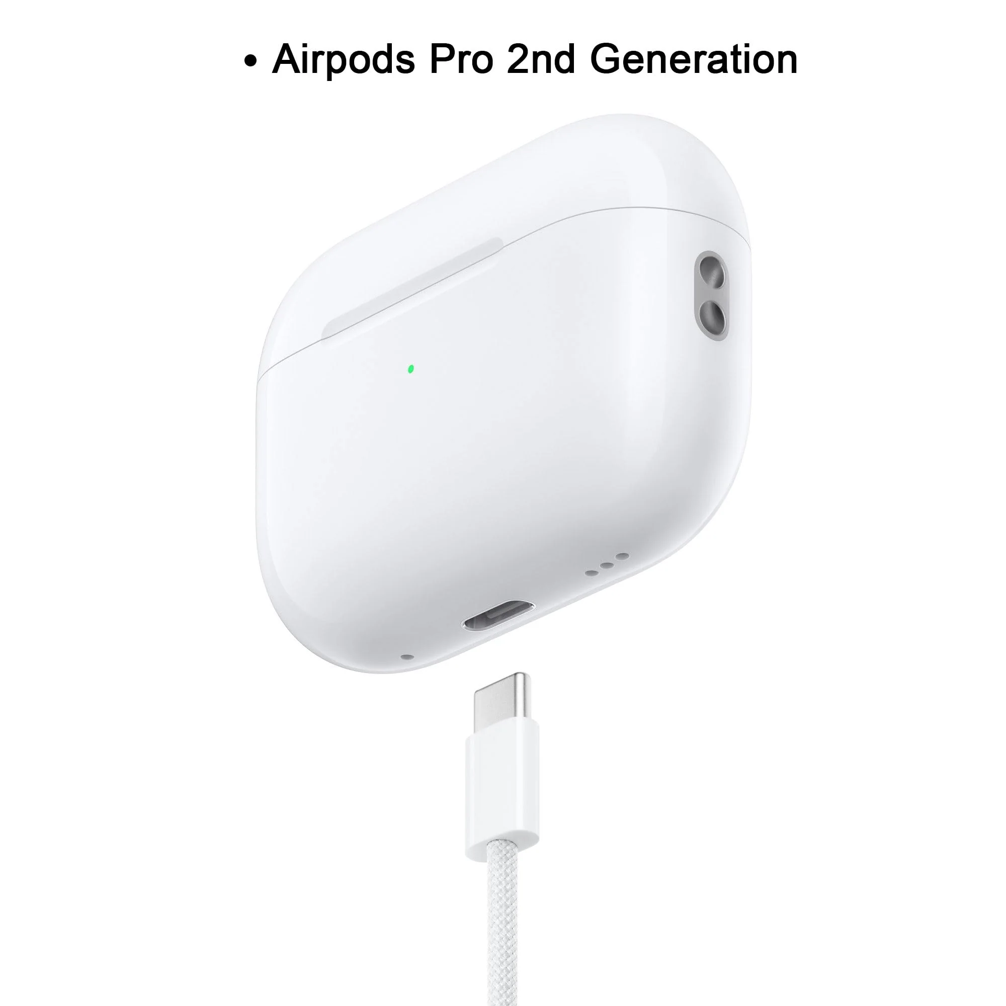Airpods Pro 2nd Gen Charger, 20W USB C New Airpods 4 Charging Cord, USB C to USB C Woven Cable for AirPods Max 2 (2024), AirPods Pro (2nd Gen) Wireless Earbuds,iPhone 15/16 Charging Cord Power Adapter 5FT(60in) - Image 4