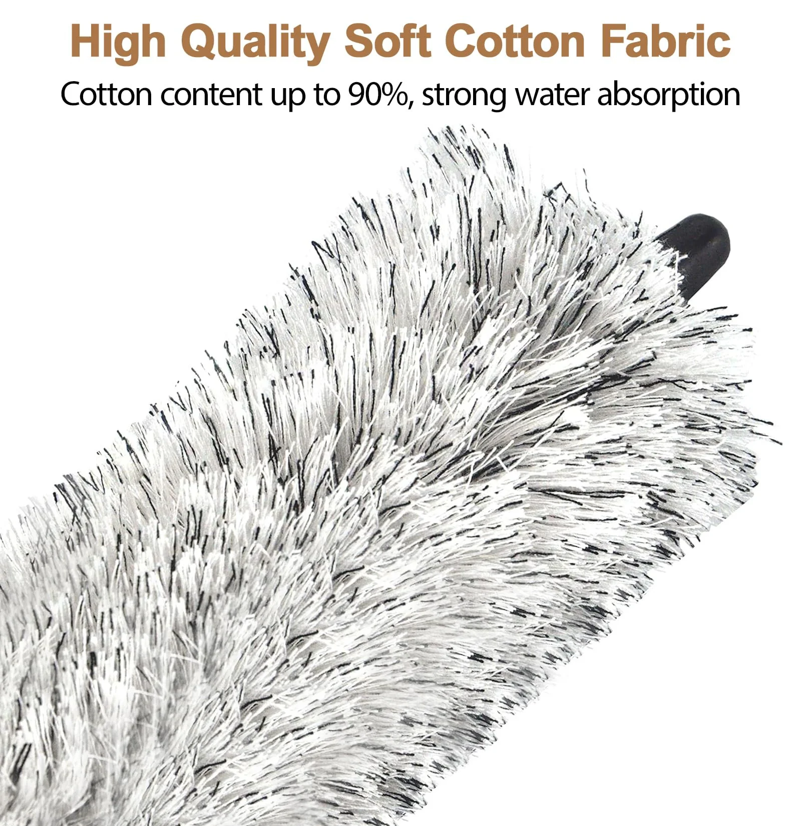 Alto Saxophone Cleaning Swab, Alto Sax Pad Saver Brush Cleaner, Ultra Absorbent Cotton Sax Cleaning & Care Kit, Suitable for Alto Sax, Length 21'' Swab for Alto - Image 5