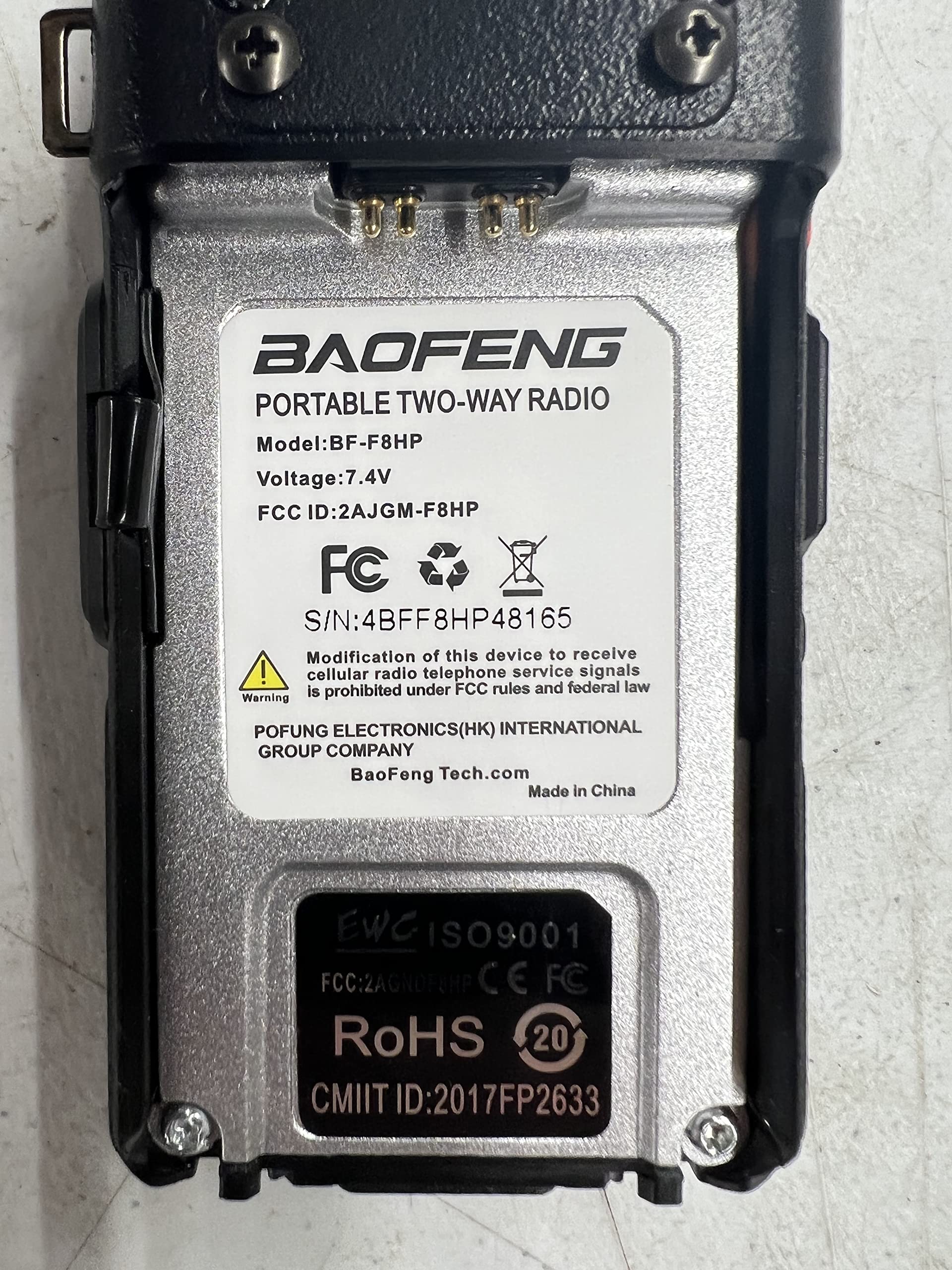 BAOFENG BF-F8HP (UV-5R 3rd Gen) 8-Watt Dual Band Two-Way Radio (136-174MHz VHF & 400-520MHz UHF) Includes Full Kit with Large Battery - Image 7