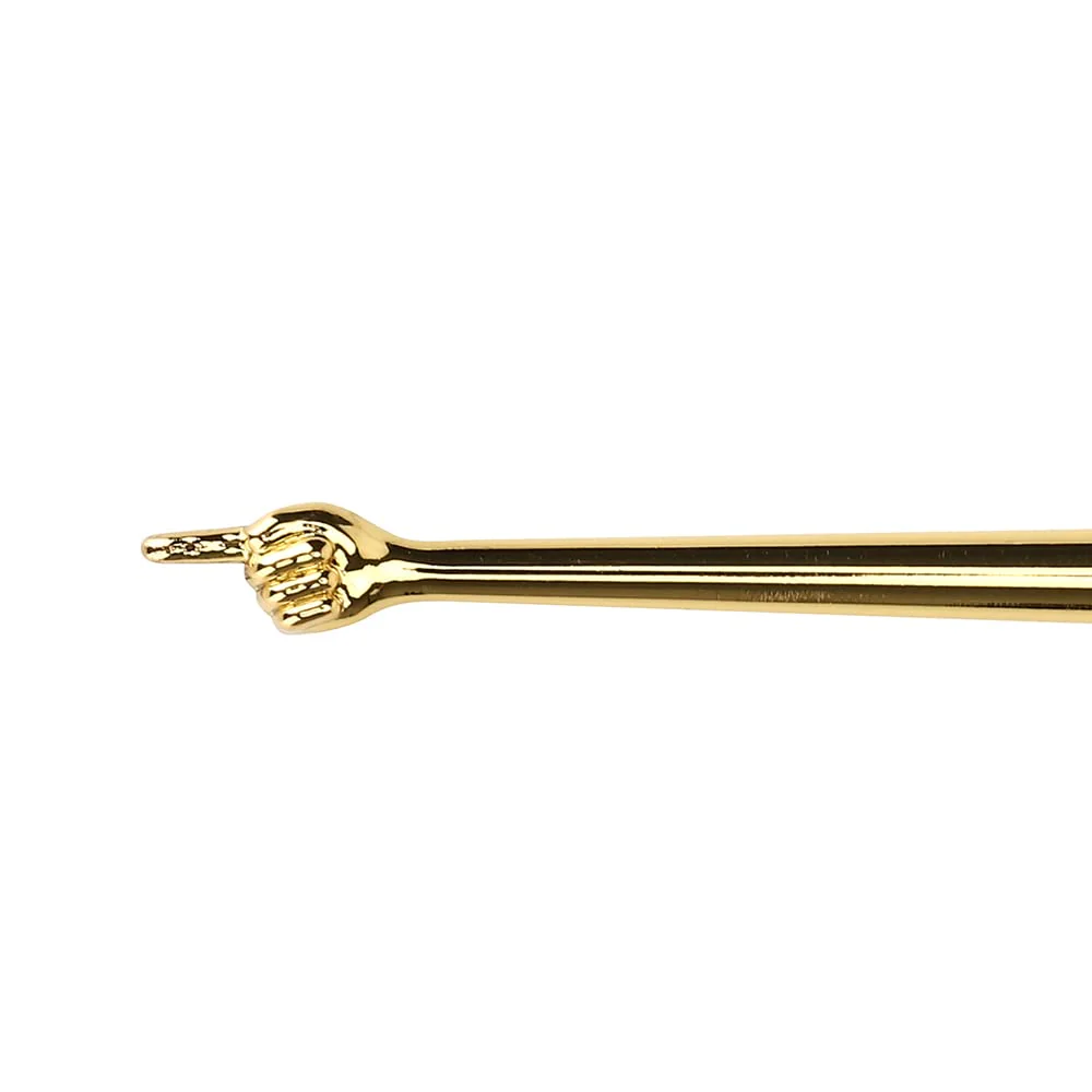 BRTAGG Yad Torah Pointer, Bible Pointer, Bible Reading Tool (5.1" Tall, Gold), Jewish Gifts, Works of Art of Common Metal 5.1" Tall - Image 8