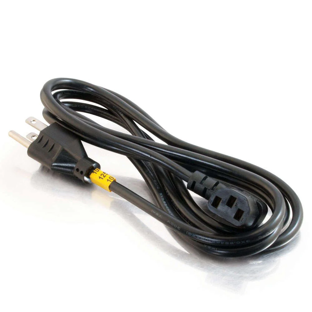C2G 6FT Premium 90 Degree Replacement AC Power Cord - Durable Power Cable for TV, Computer, Monitor, Appliance & More (24240) 6 Feet - Image 2