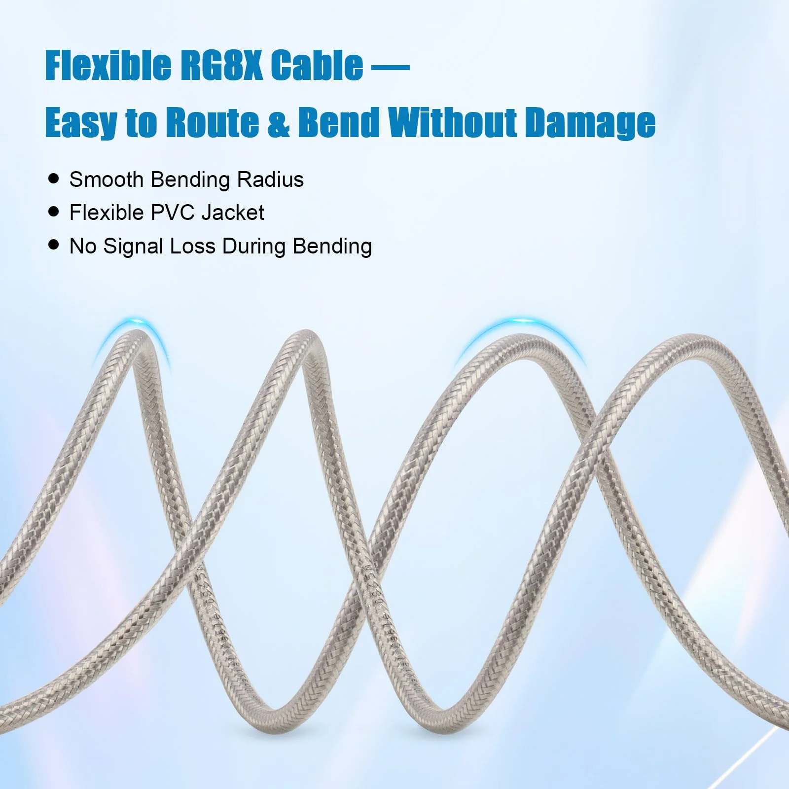 CB Coax Cable 12FT, RG8X FME Female to UHF PL-259 Male with FME Male to PL-259 Adapter, Low Loss RF Coaxial Cable for Antenna, CB Radio, Ham Radio, Marine, Mobile, and GPS Systems - Image 4