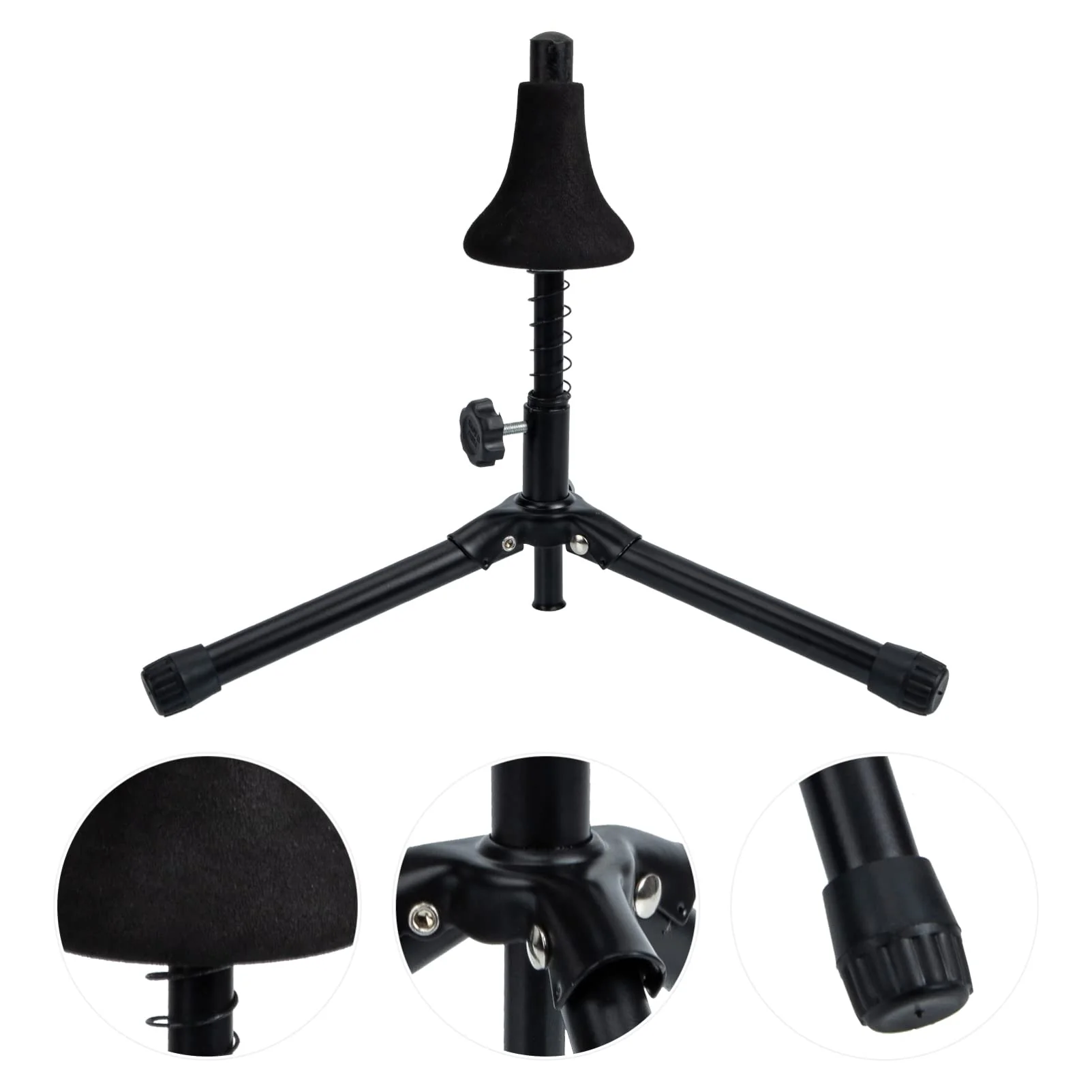 Clarinet Instruments Iron Flugelhorn Displaying Folding Storage Tripod Professional Musical Leg Instrument Portable Trumpet Trumpets Prop Brass Stand for Foldable Display Holder Horn - Image 6