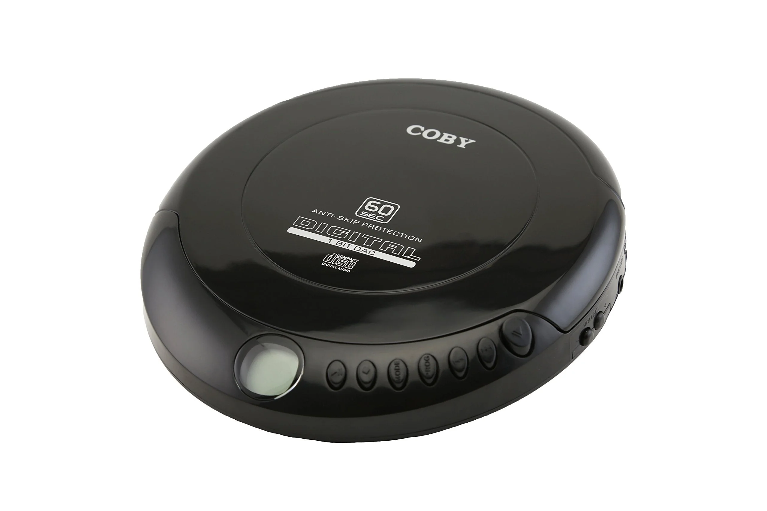 Coby Portable Compact Anti-Skip CD Player – Lightweight & Shockproof Music Disc Player w/ Pro-Quality Earbuds - For Kids & Adults - Home Car & Travel Standard Packaging