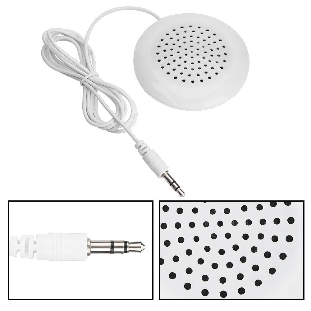 Ejoyous Mini Speaker, Portable Small Stereo Speaker DIY Pillow Speaker with 3.5mm Jack Compatible with MP3 Mobile Phone CD Player, for Home Bedroom Office Outdoor Travel Use - Image 5
