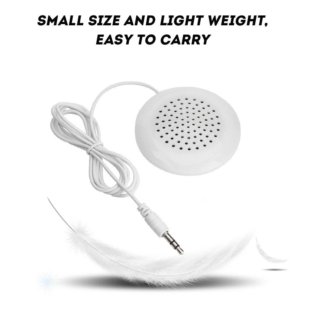 Ejoyous Mini Speaker, Portable Small Stereo Speaker DIY Pillow Speaker with 3.5mm Jack Compatible with MP3 Mobile Phone CD Player, for Home Bedroom Office Outdoor Travel Use - Image 6