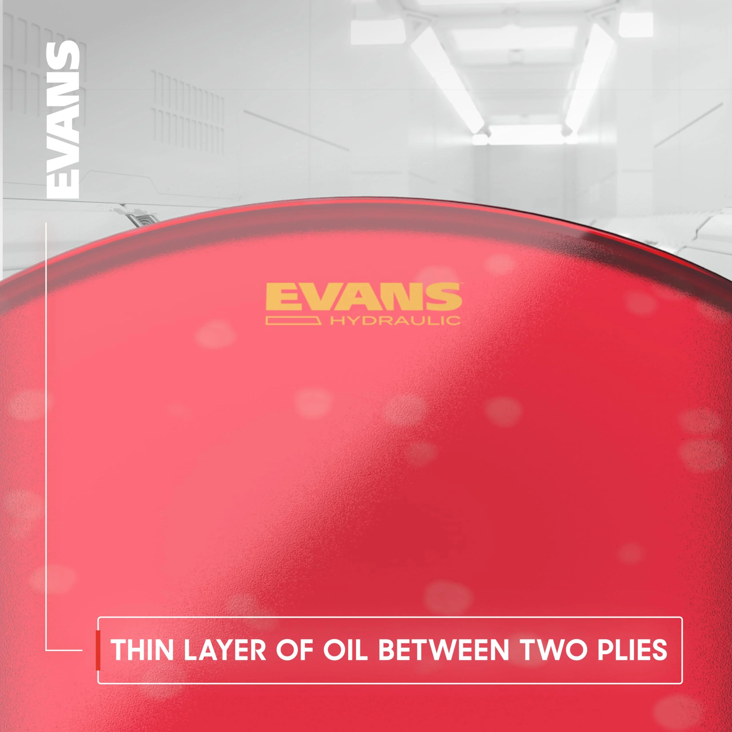 Evans Drum Heads - Black Chrome Tom Drumhead, 16 Inch 16-Inch - Image 4