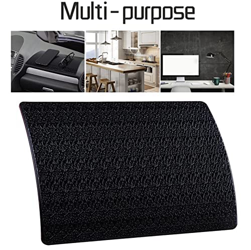 Extra Thick Sticky Anti-Slip Gel Pad, Mini-Factory Premium Universal Non-Slip Dashboard Mat for Cell Phones, Sunglasses, Keys, Coins and More - Black (Large Size: 7.8" X 5.5") Large (7.8 X 5.5) - Image 3