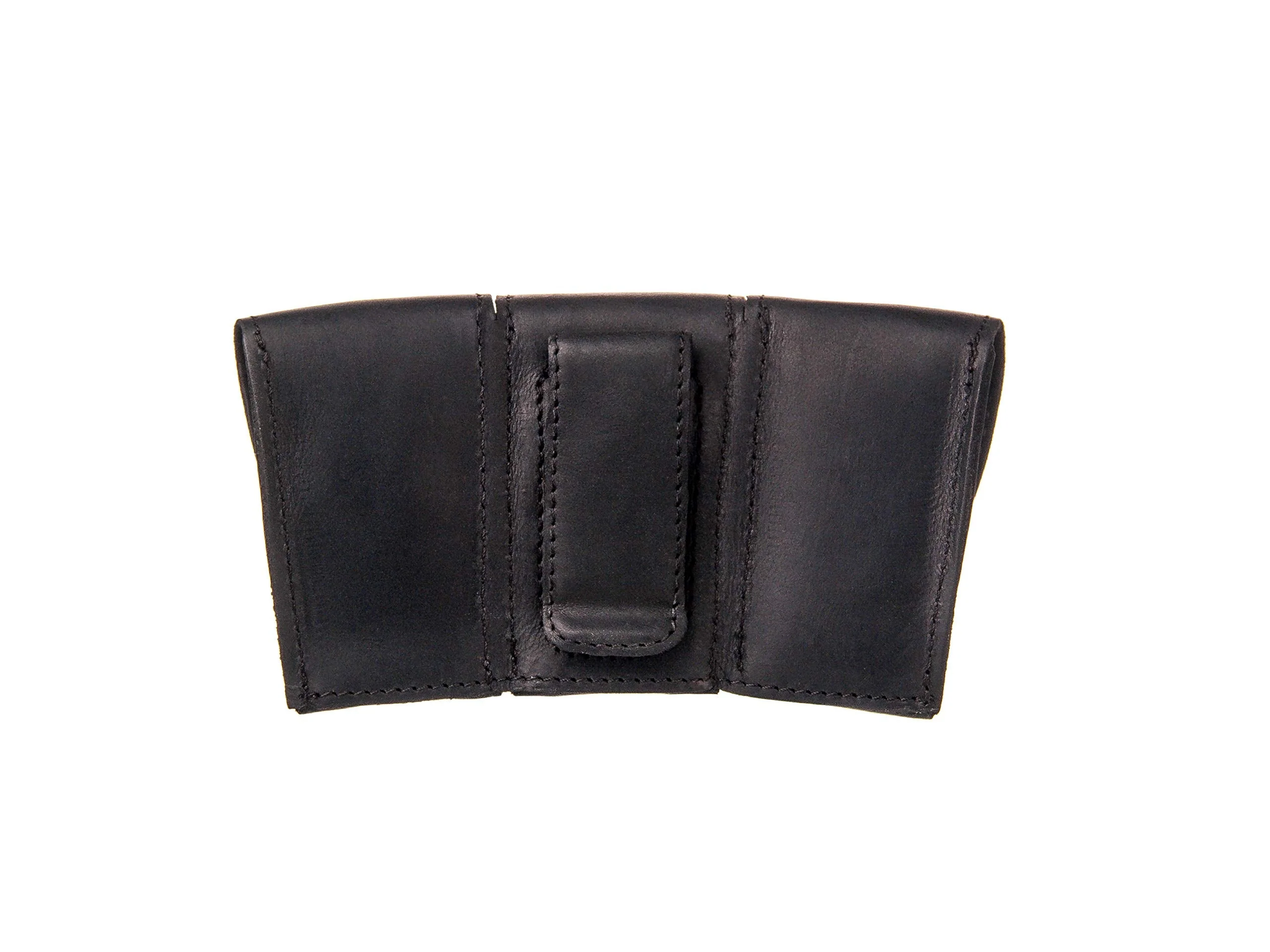 KGUBrass French horn MOUTHPIECE HOLDER Triple for 3 Mouthpieces. Genuine leather carrying bag. Compact Mouthpiece Holder. Protection Case for French Horn Mouth pieces (Triple, Black) - Image 3