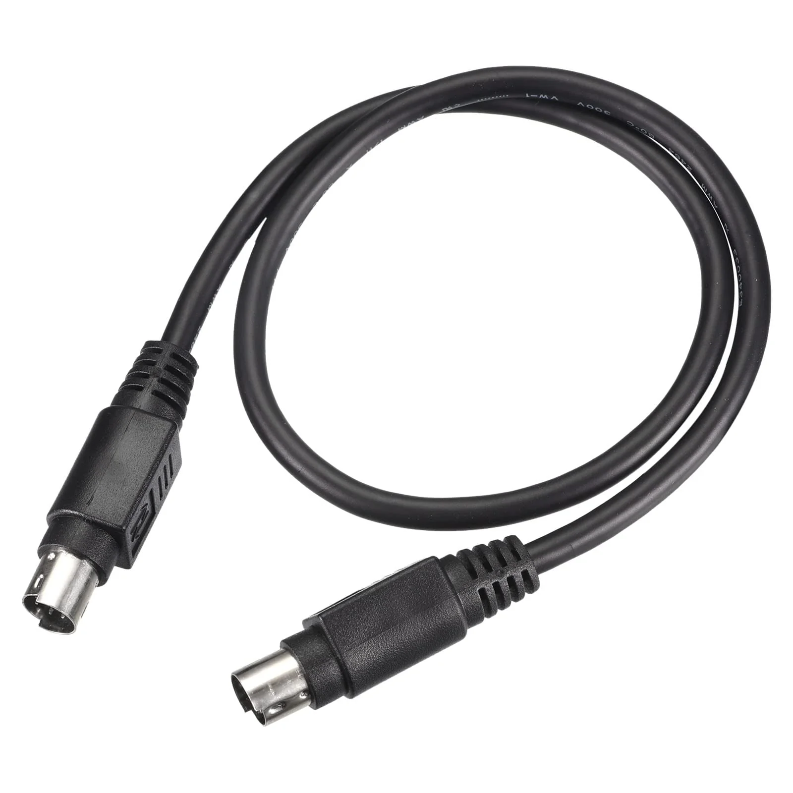 MECCANIXITY PS/2 Mouse and Keyboard Extension Cable 6 Pin 1.64 Feet Male to Male for PC Black
