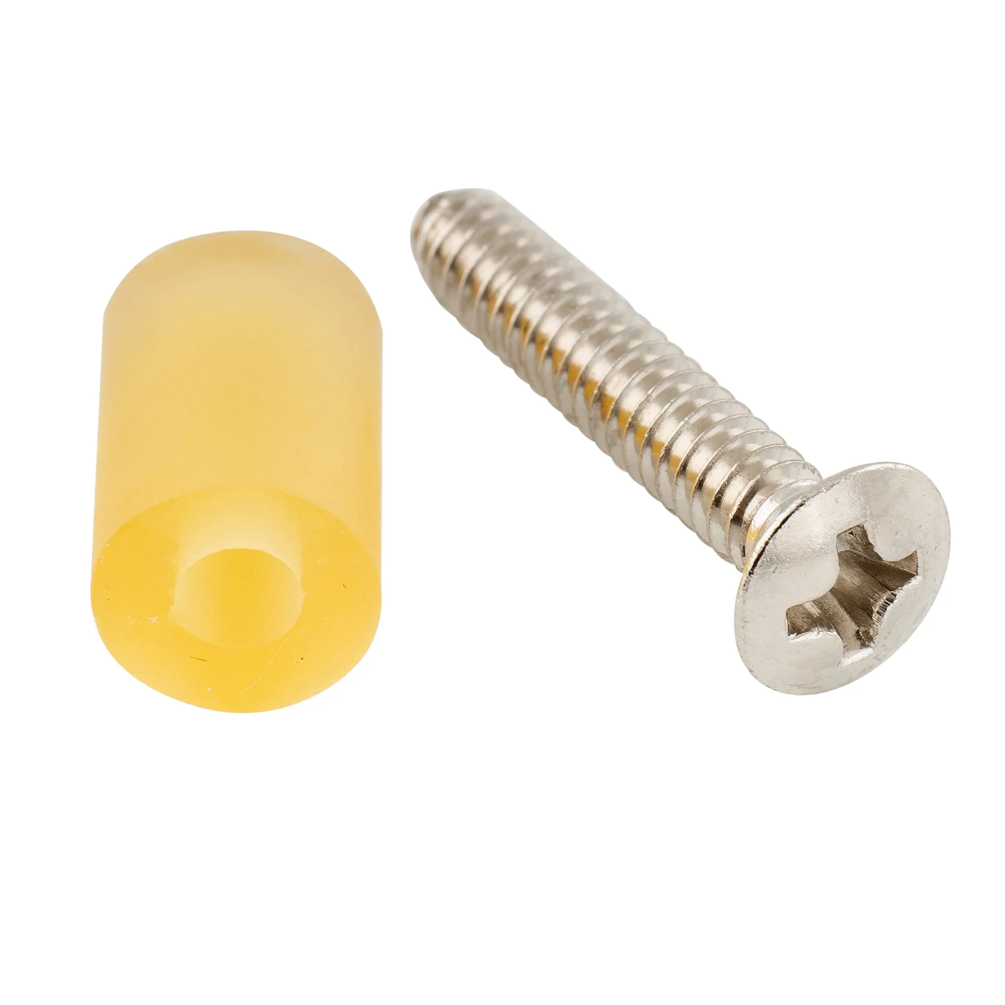 Musiclily Ultra UNC#6-32X3/4 Inch Stainless Steel Single Coil Pickup Mounting Screws and Rubber Tubing Set for USA/Mexico Fender Strat Style Electric Guitar, Nickel (Set of 6) - Image 6