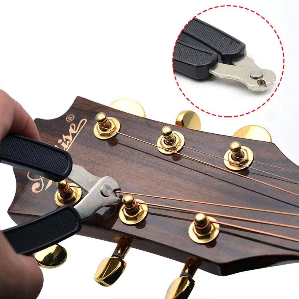 Onwon 3-In-1 Guitar String Winder Cutter Bridge Pin Puller Tool - Multifunctional Guitar Maintenance Tool - String Peg Winder + String Cutter + Pin Puller Instrument Accessories - Image 5
