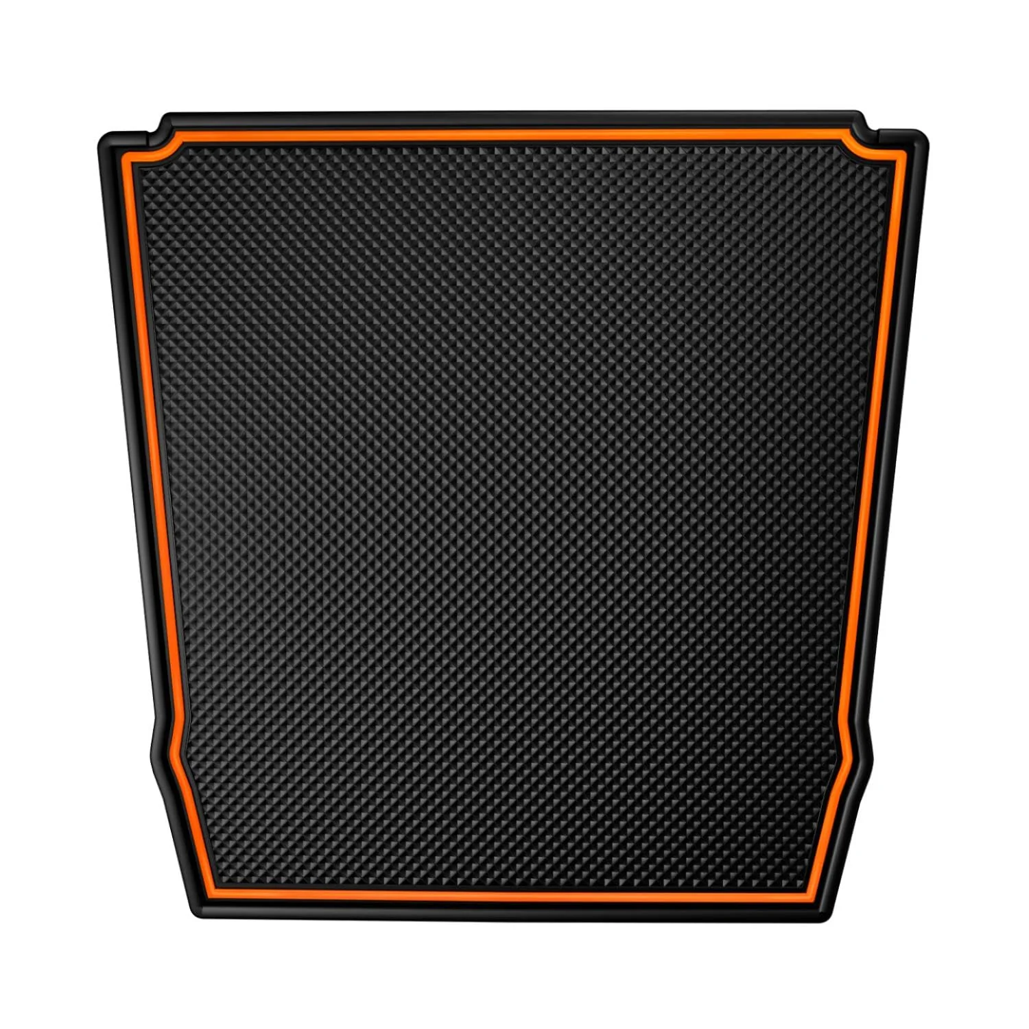 Premium Dashboard Mats Fit for Subaru Crosstrek/Impreza 2018-2023 and Forester 2019-2024 Accessories, Custom Rubber Liner Inserts (Orange Trim) Orange Trim