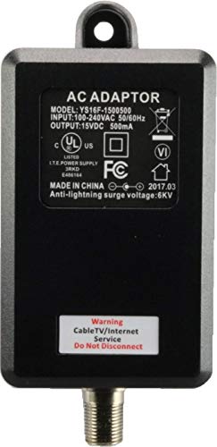 Reliable Cable Products 9 Port Bi-Directional Cable TV Splitter Signal Booster/Amplifier with Active Return Zero Signal Loss VoIP Telephone Bypass Port and F59 Terminators Antronix VR900B/AC - Image 3