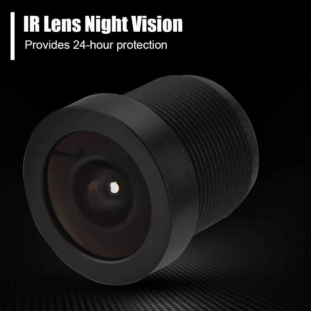Security Surveillance Camera Lens, 2.1mm Camera Lens 150° Wide Angle x 0.5 IP Camera Lens CCTV Lens for 1/3'' & 1/2.9'' CCD Chips, Support Night Vision - Image 3
