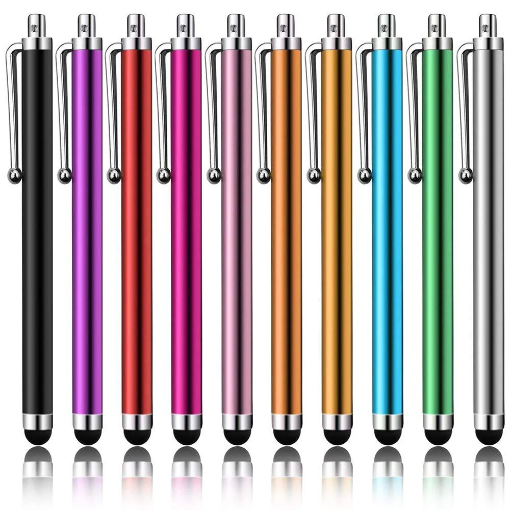 Stylus Pens for Touch Screens, LIBERRWAY Stylus Pen 10 Pack of Pink Purple Black Green Silver Stylus Universal Touch Screen Capacitive Stylus Compatible with Kindle ipad iPhone Samsung