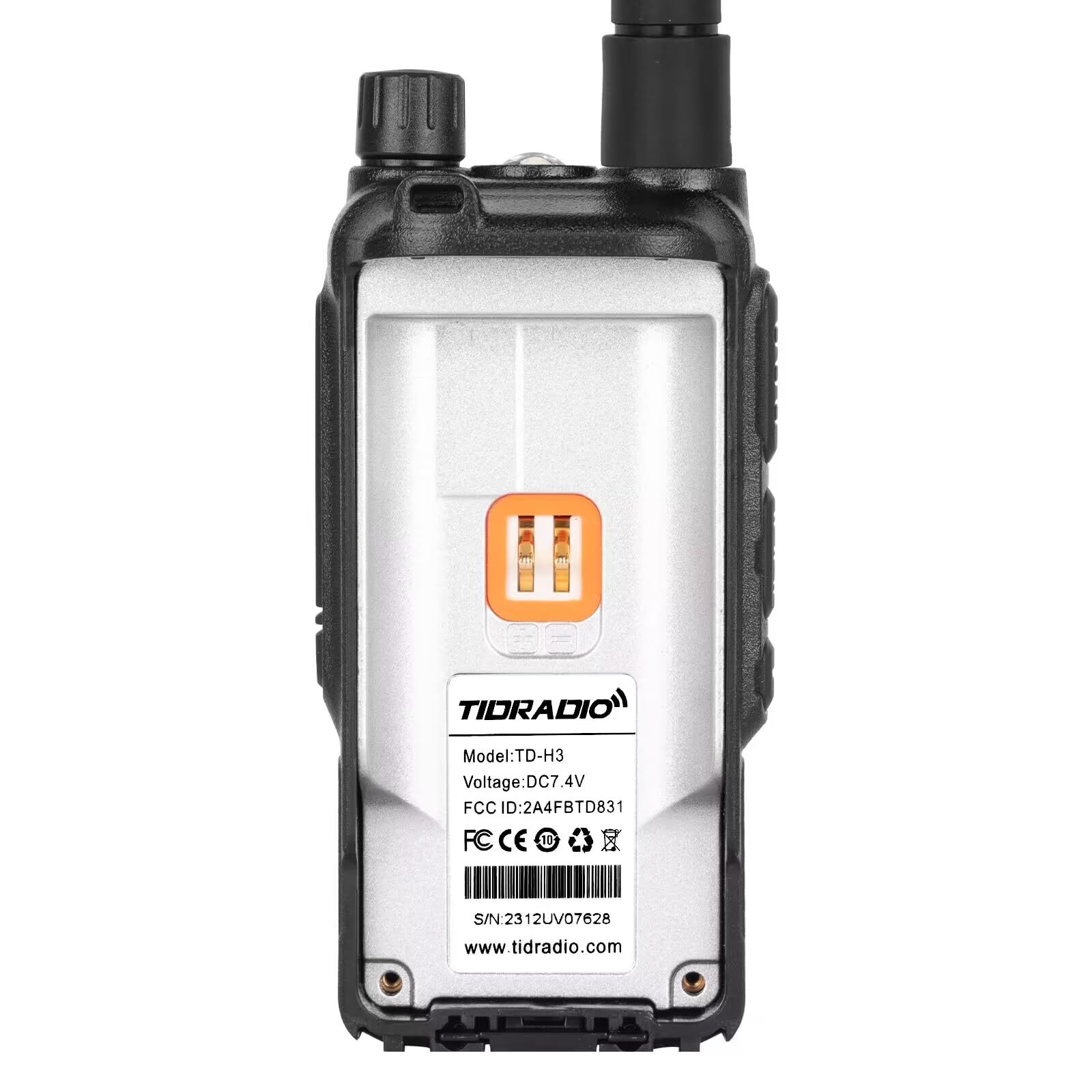 TIDRADIO TD-H3 Ham Radio Multi-Band Two Way Radio with AirBand & TD-771 Long Antenna,USB-C Programming & Charging,2500mAh Battery,One Key Frequency Match,DTMF FM AM NOAA VOX SCAN,Walkie Talkies 1 Pack Full Kits (Black) - Image 8