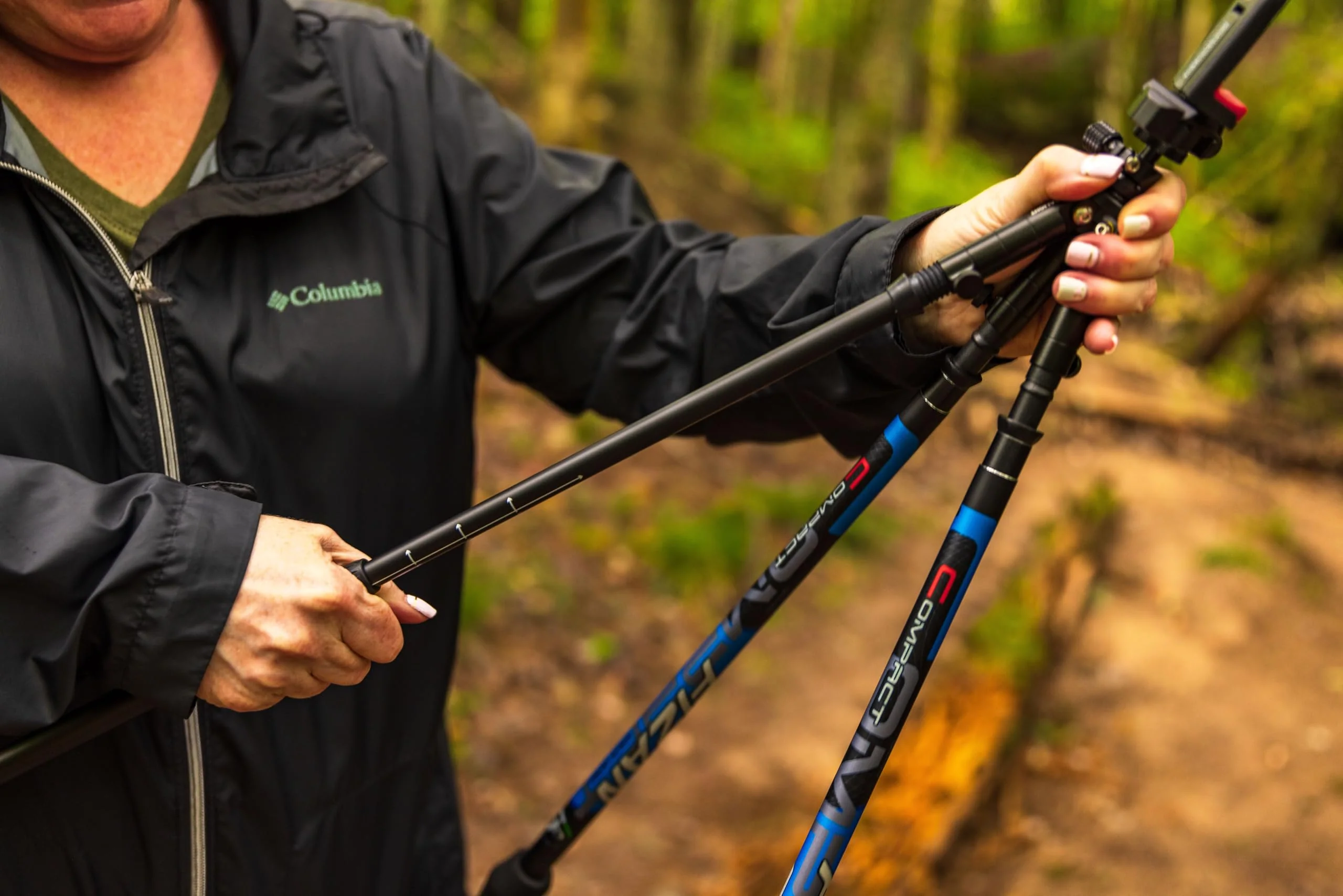 Ultralight 3.8oz/52in Trekking Pole Tripod Leg - The Third Leg - for Stool ULTripod - Carbon Fiber - The Lightest Tripod for Hiking and Speed Guaranteed - Image 2