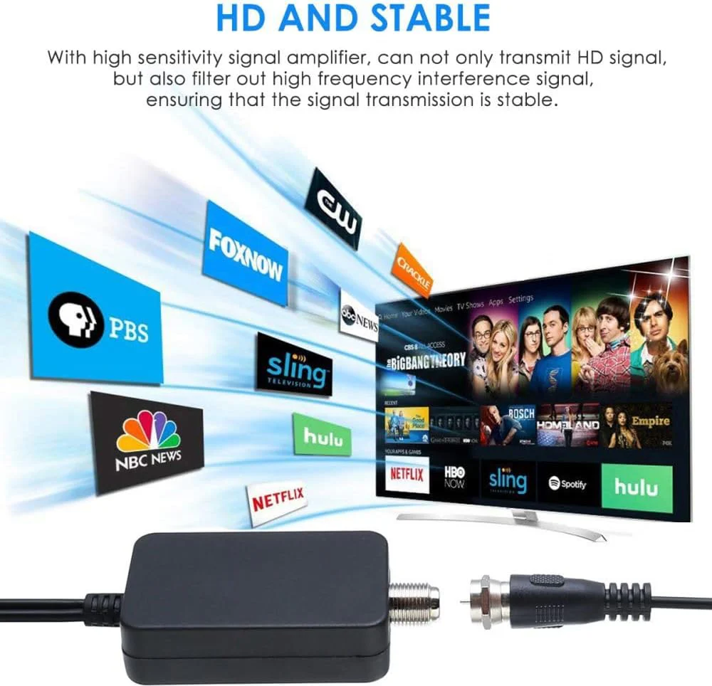 Wave max Tv Antenna 2024, Wave max Tv Antenna Signal Booster, Coverage Up to 500 Miles, Supports 4k Indoor Full Hd Smart Tv. - Image 4